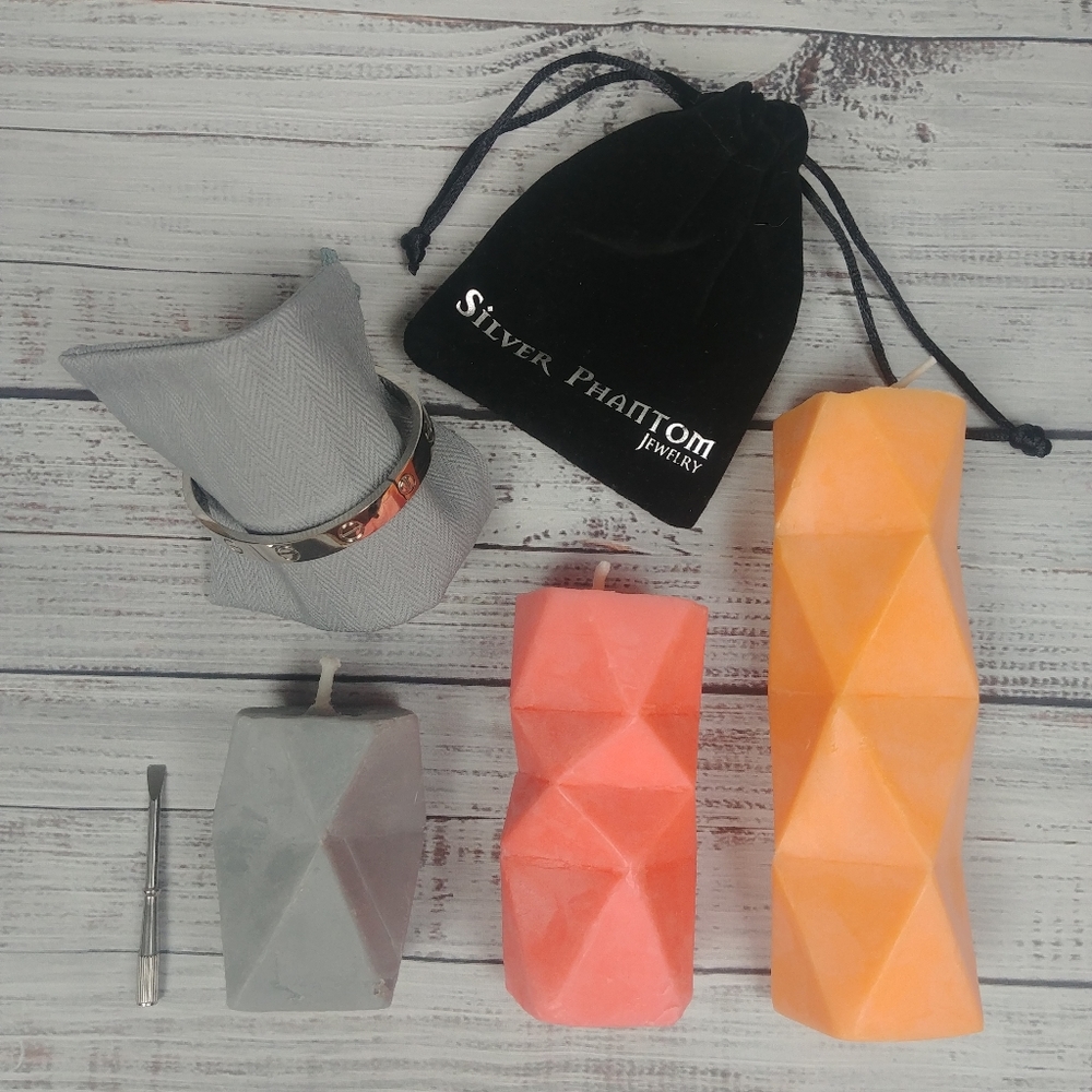 Silver Phantom Bangle Bracelet